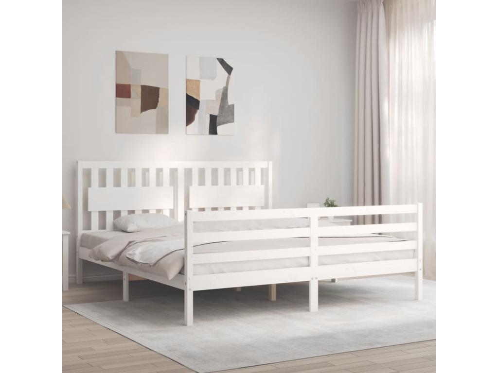 White Solid Wood Mattress