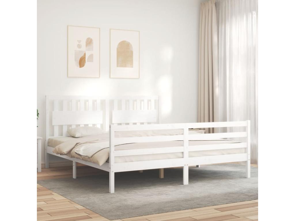 White Solid Wood Mattress