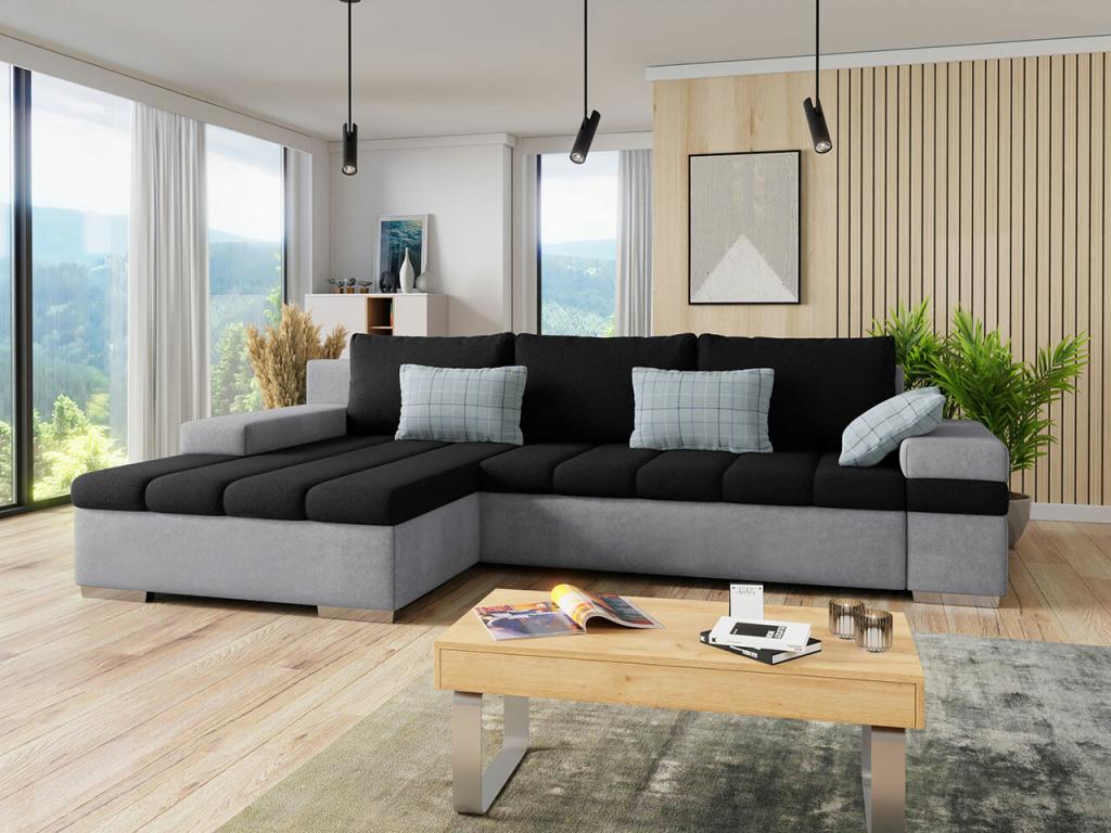 Black Sofa, 310 x 175 x 83 cm