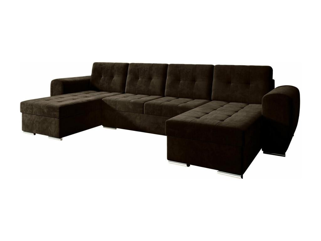 Brown Sofa, 326 x 157 x 97 cm