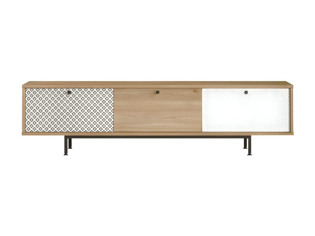Beige TV Stand, 180 x 36 x 45 cm