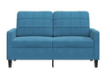 Blue Velvet Sofa