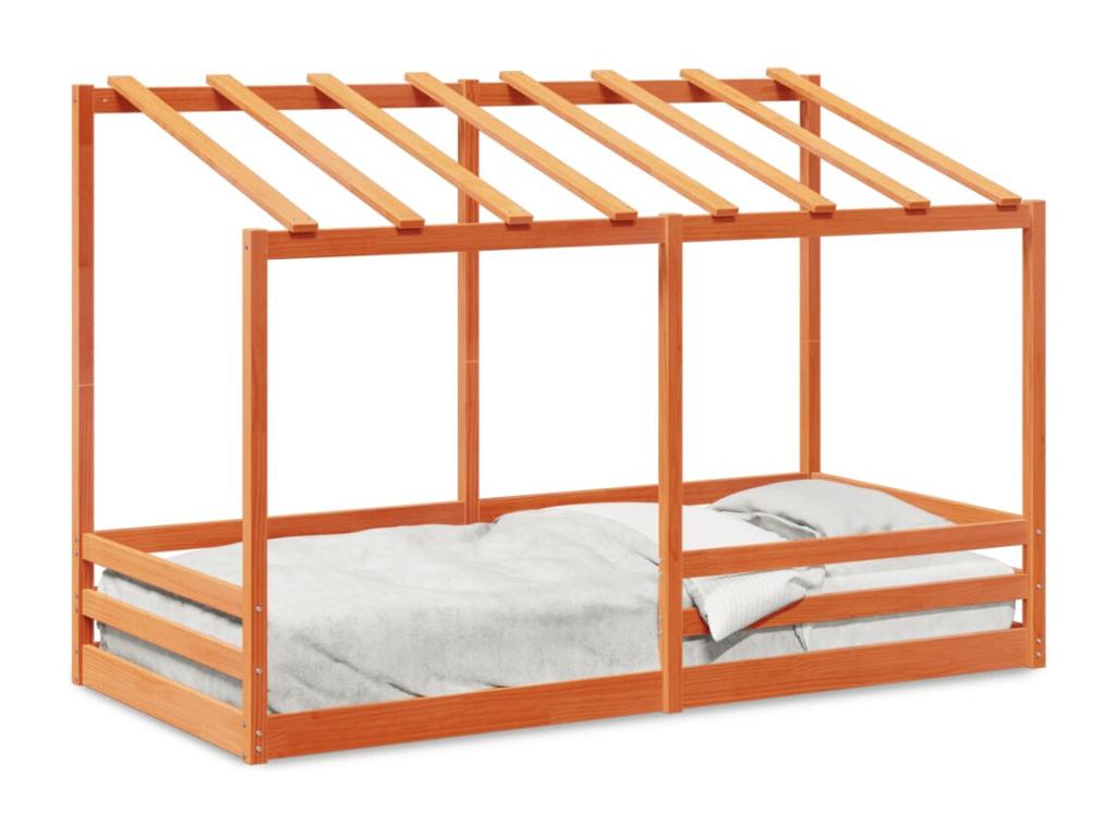 Brown Pine Wood Mattress, 80 x 200 cm