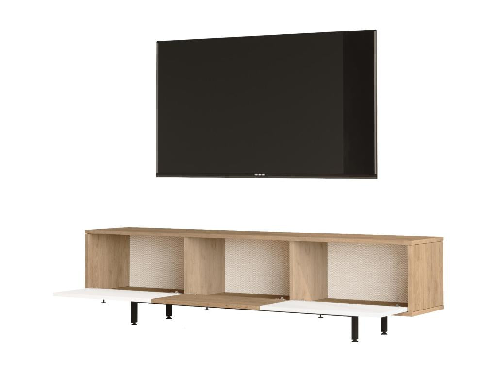 Beige TV Stand, 180 x 36 x 45 cm
