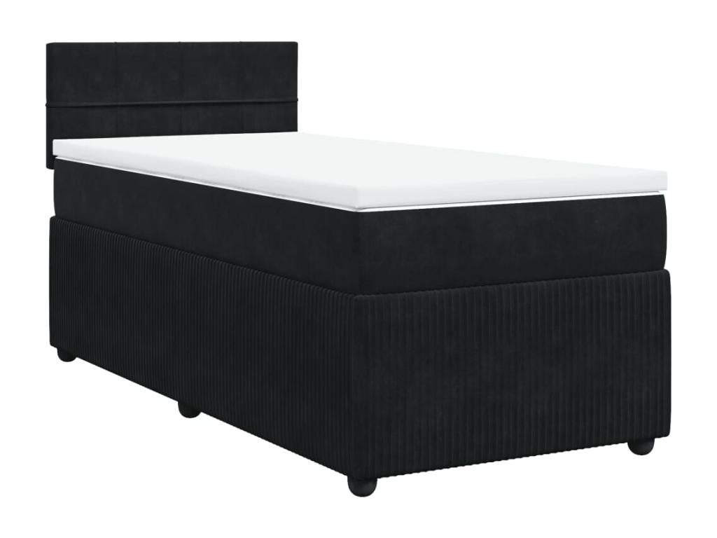 Black Velvet Mattress, 80 x 200 cm