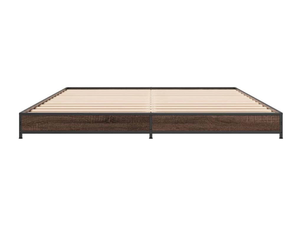 Brown Oak Wood Mattress, 135 x 190 cm