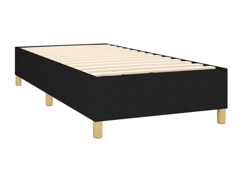 Black Fabric Mattress, 90 x 200 cm