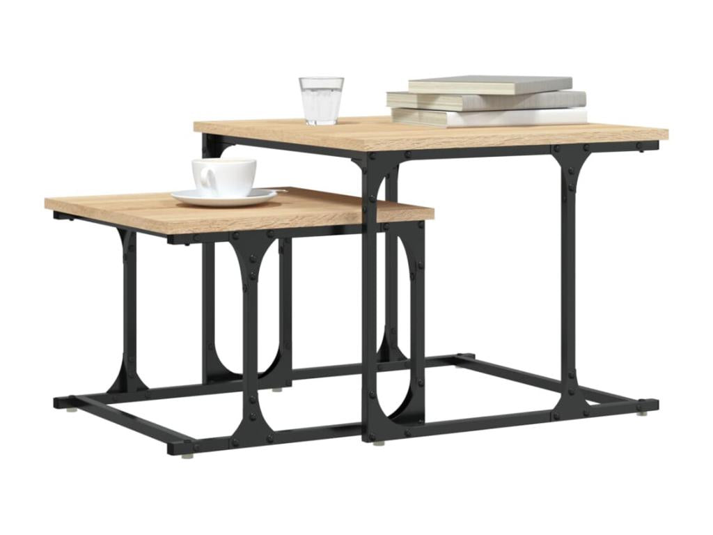 Brown Engineered Wood Coffee Table