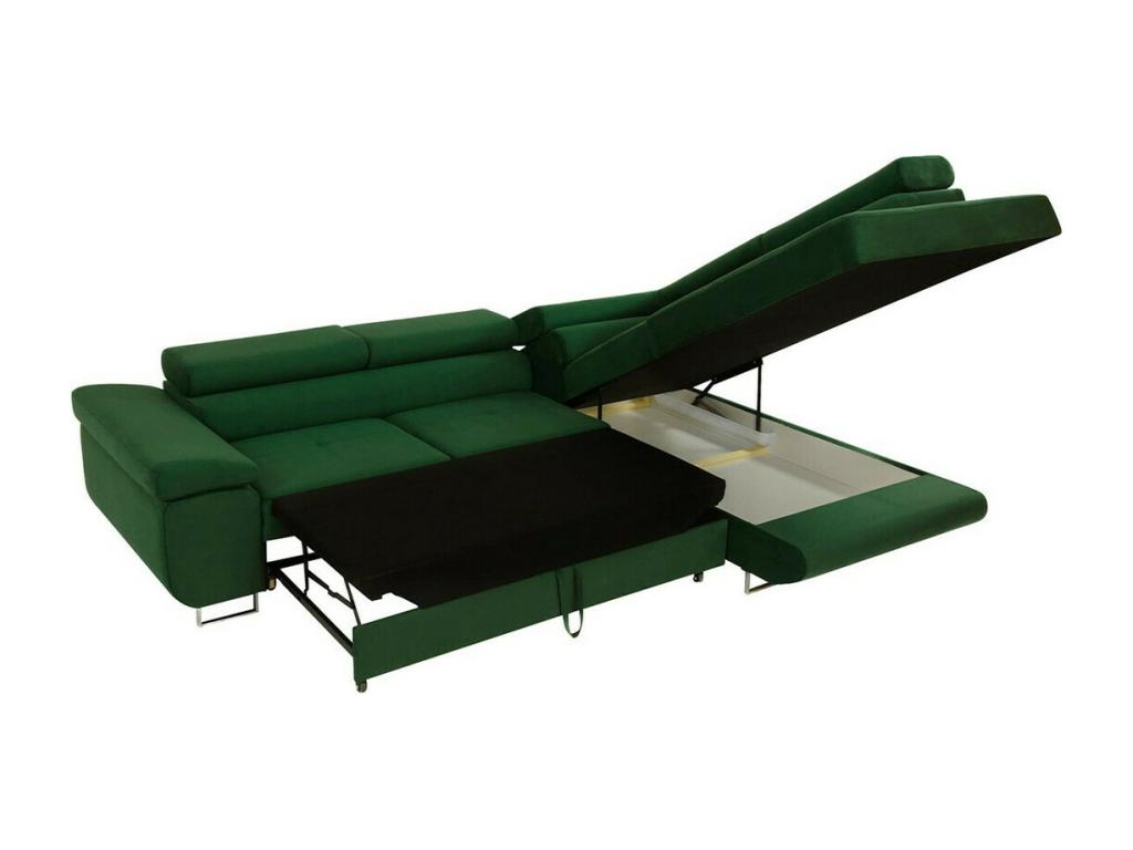 Green Sofa, 274 x 203 x 70 cm