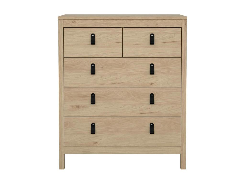 Beige Oak Wood Dresser, 82 x 38 cm
