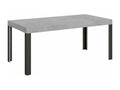 Gray Metal Dining Table