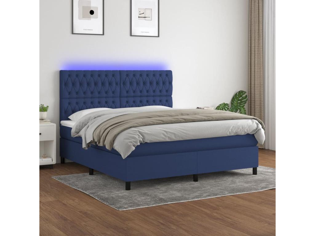Blue Fabric Mattress, 160 x 200 cm - dlz1766579741323