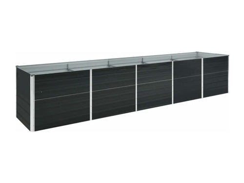 Anthracite Bed, 400 x 80 x 45 cm