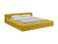 Yellow Fabric Bed, 160 x 200 cm