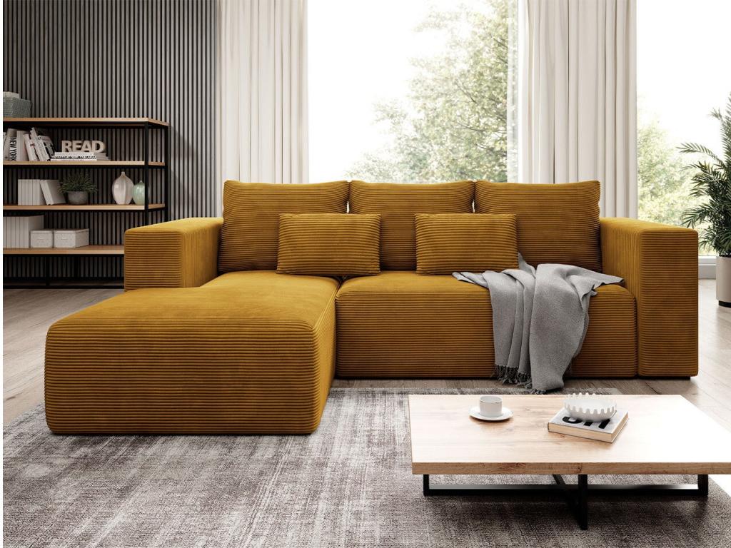 Yellow Sofa, 255 x 161 x 91 cm
