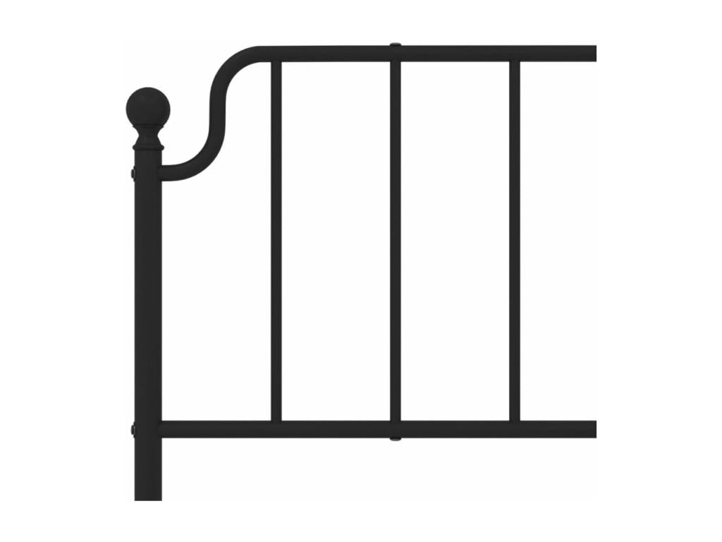 Black Metal Mattress, 200 x 200 cm