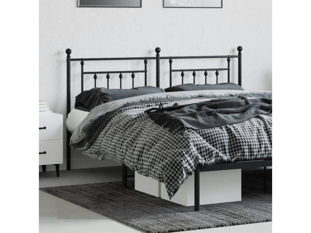 Black Metal Bed - dlz1766579746105