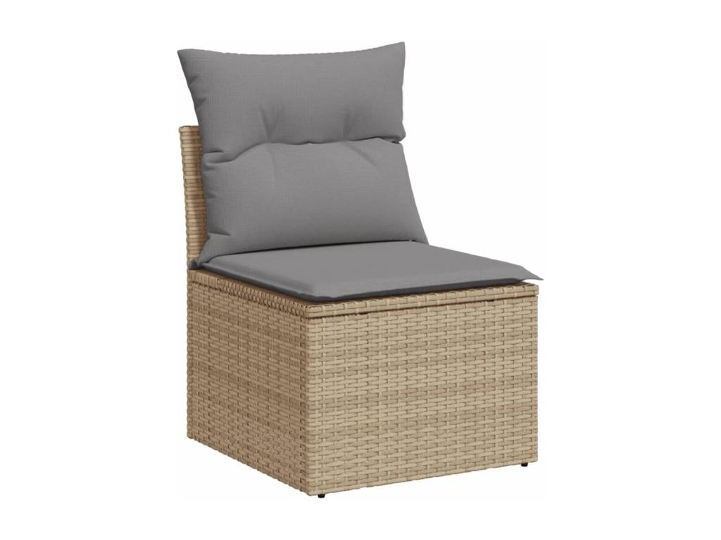Beige Woven Resin Wicker Outdoor Furniture Set - dlz1766579767767