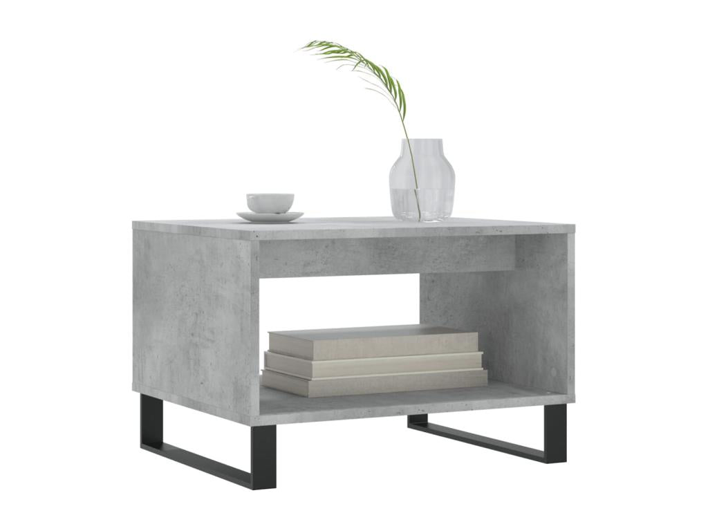 Gray Engineered Wood Coffee Table, 60 x 50 x 40 cm