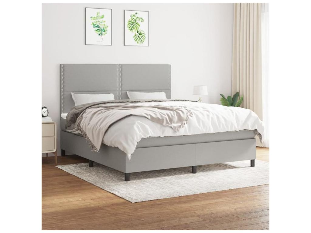 White Fabric Mattress, 180 x 200 cm