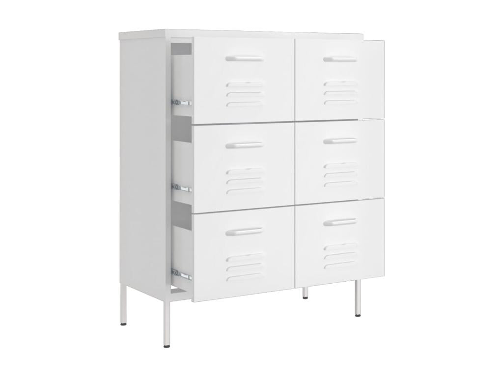 White Wardrobe, 80 x 35 x 101.5 cm