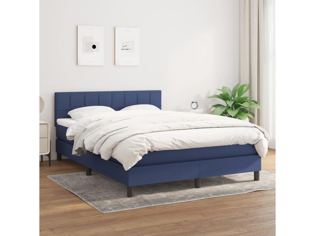 Blue Fabric Mattress, 140 x 190 cm