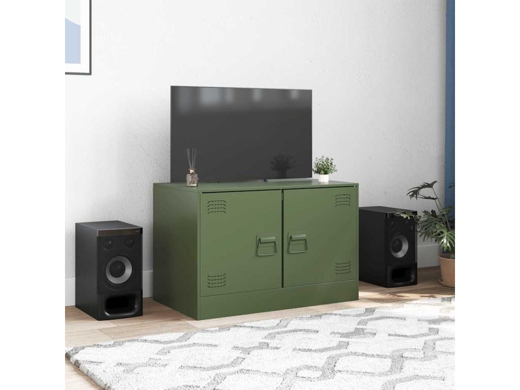 Green TV Stand, 67 x 39 x 44 cm