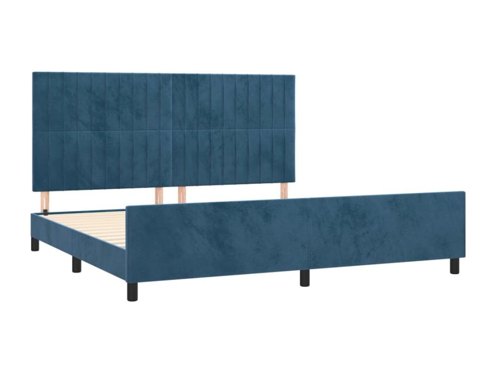 Blue Velvet Mattress, 200 x 200 cm
