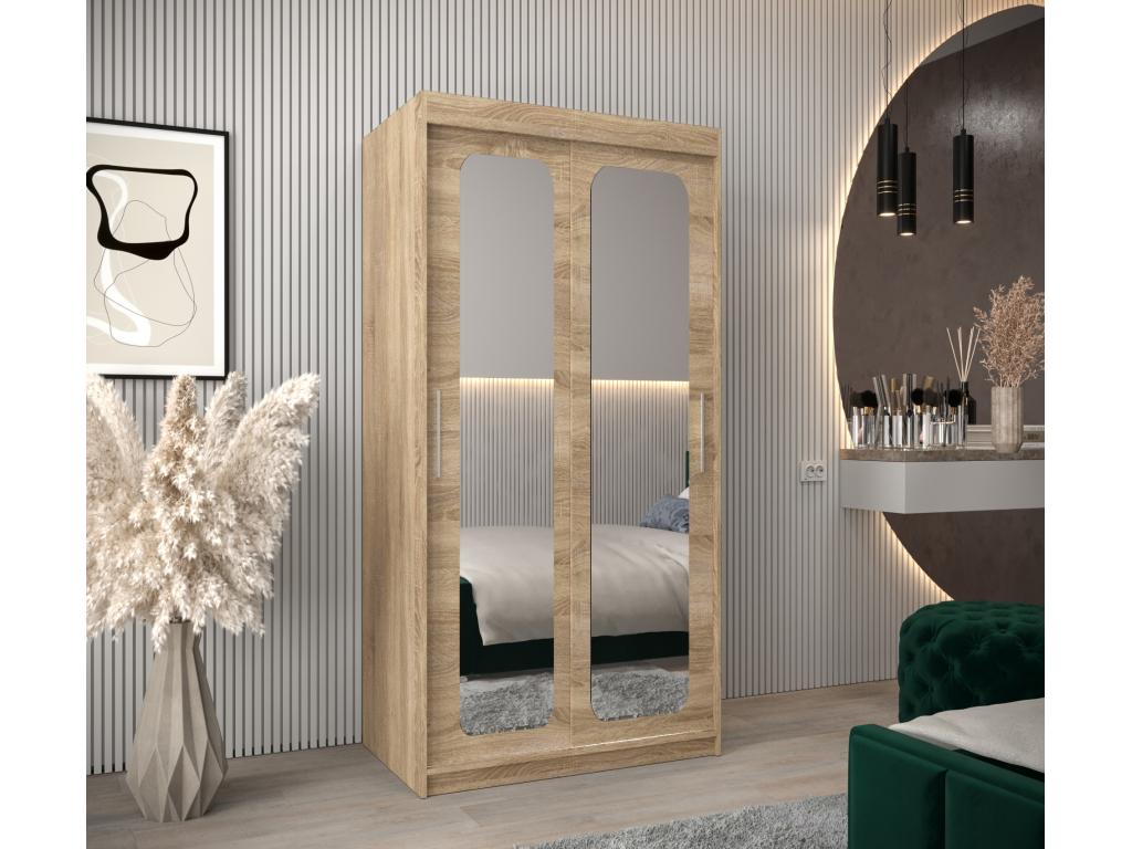 Beige Wardrobe, 100 x 62 x 200 cm
