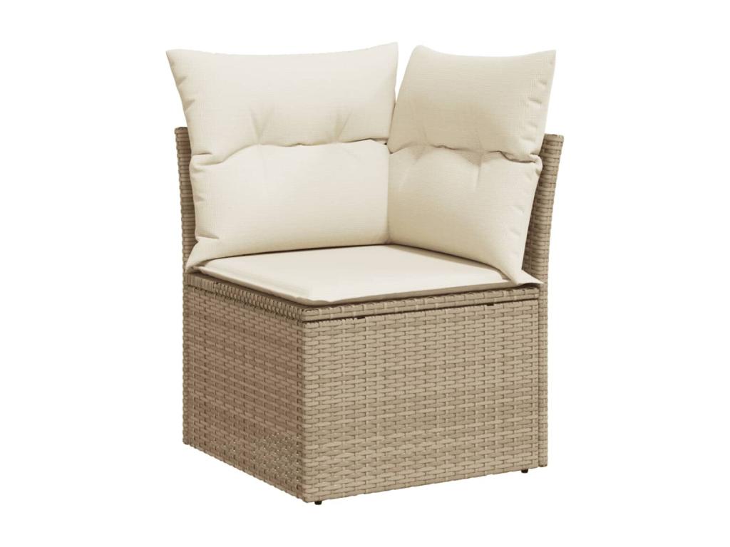 Beige Woven Resin Wicker Outdoor Furniture Set - dlz1766579665201