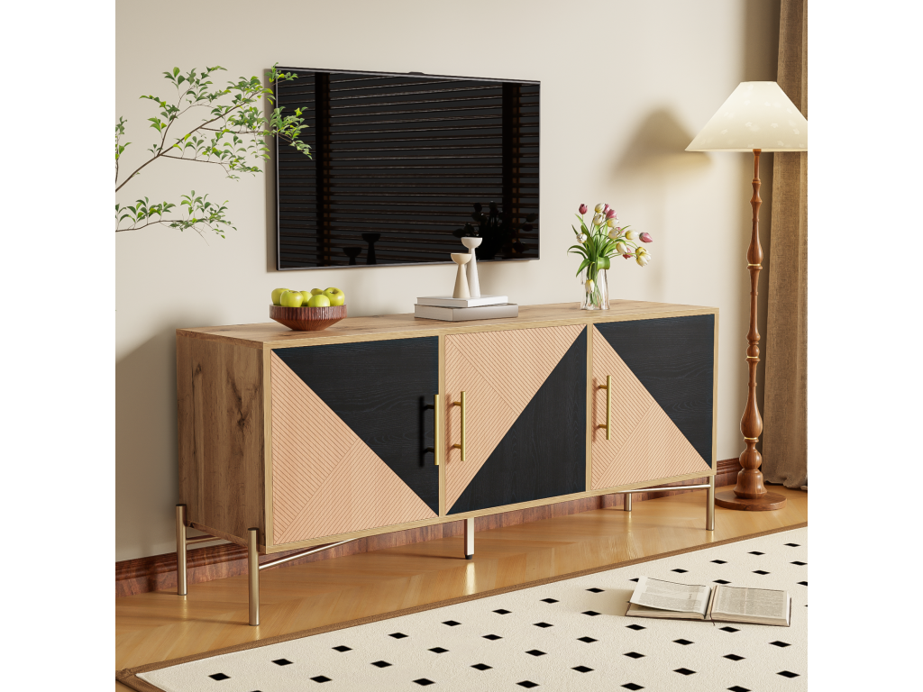 Black TV Stand