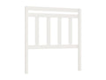 White Solid Wood Bed, 106 x 4 x 100 cm