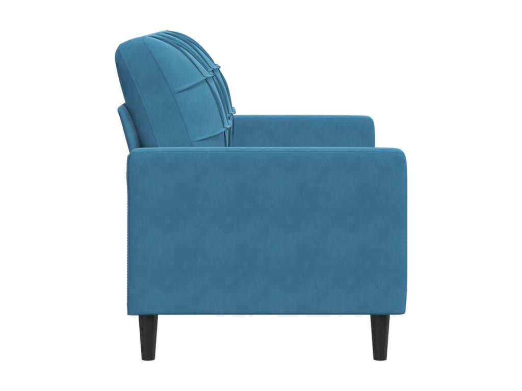 Blue Velvet Sofa