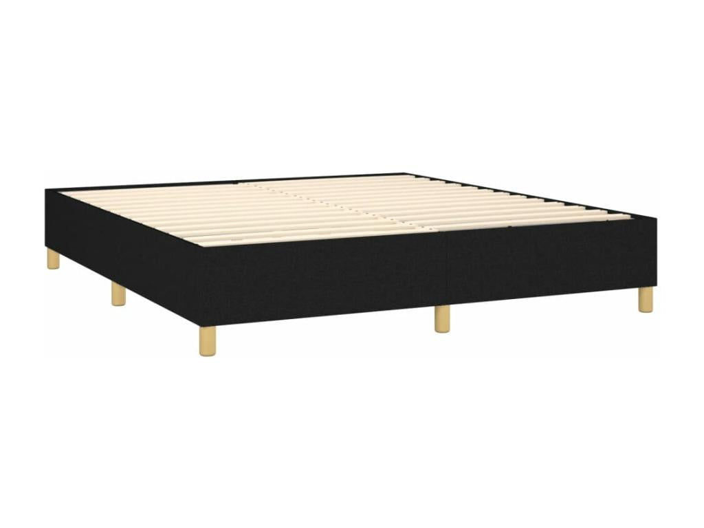 Black Fabric Mattress, 160 x 200 cm