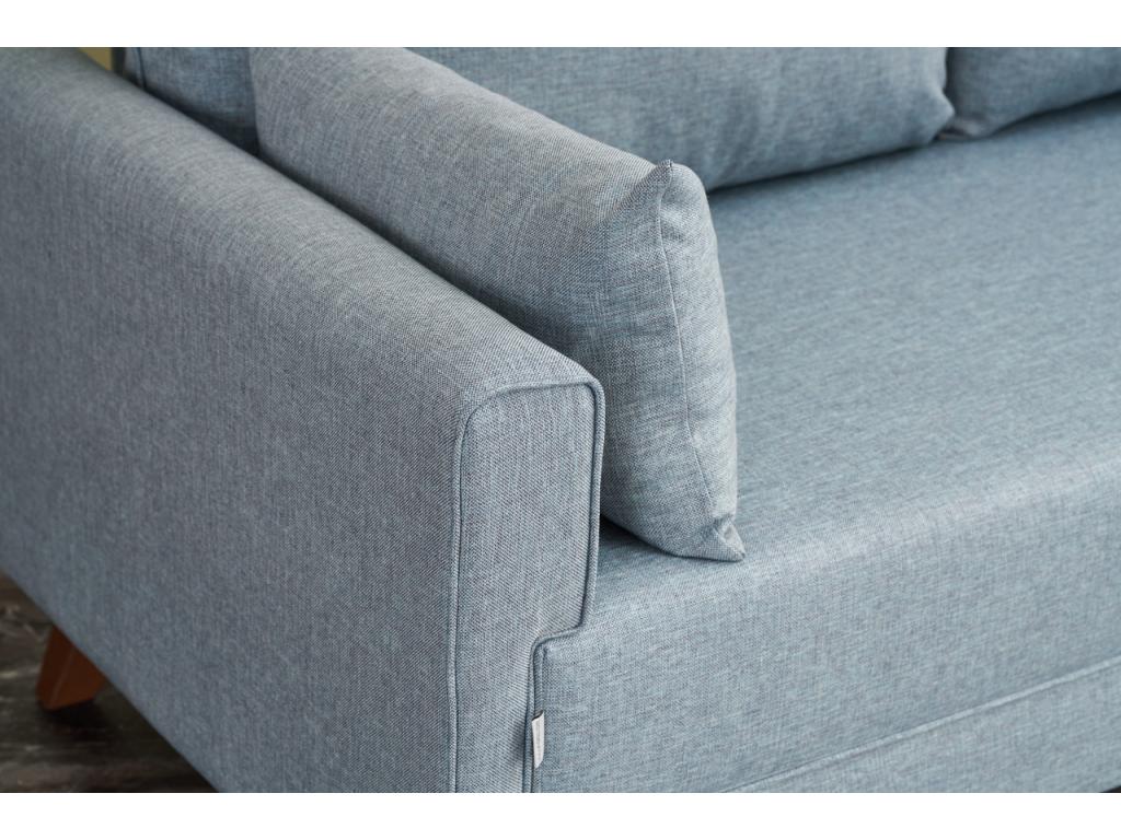 Blue Fabric Sofa