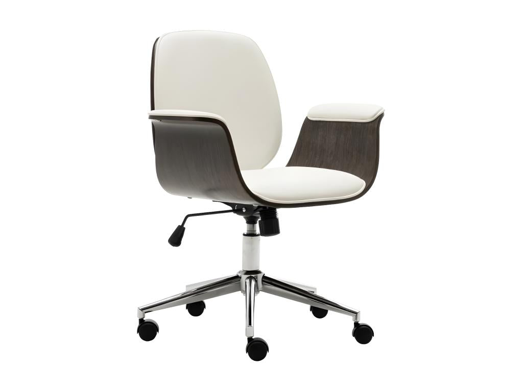White Leather Chair