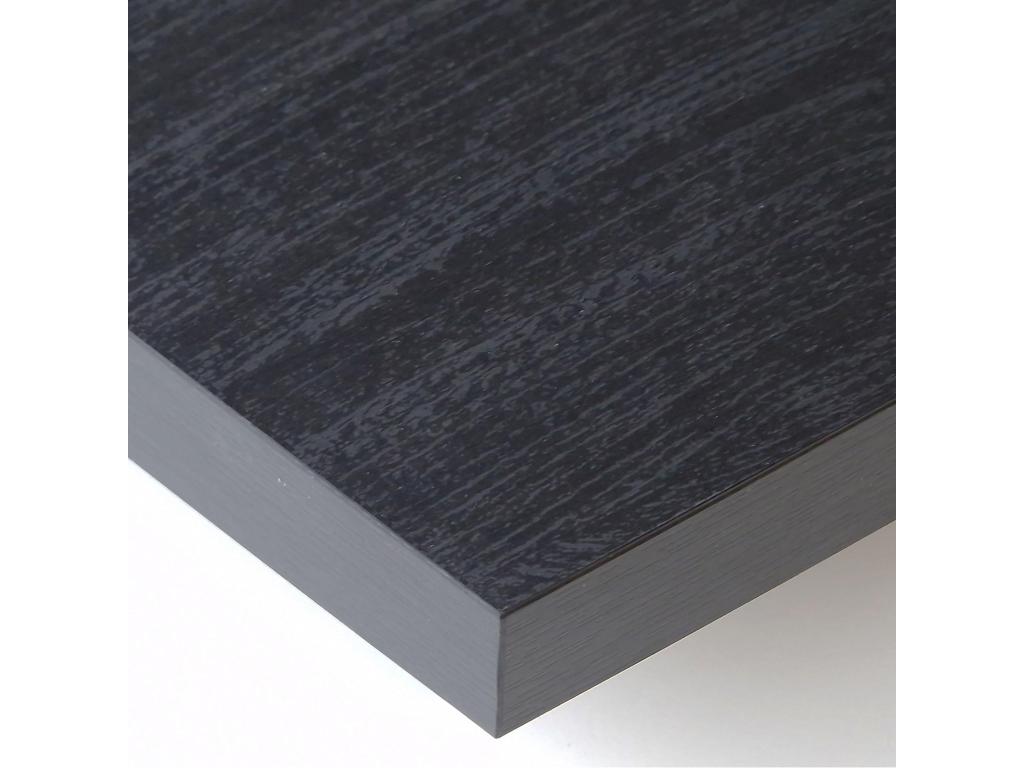 Black Oak Wood Dining Table